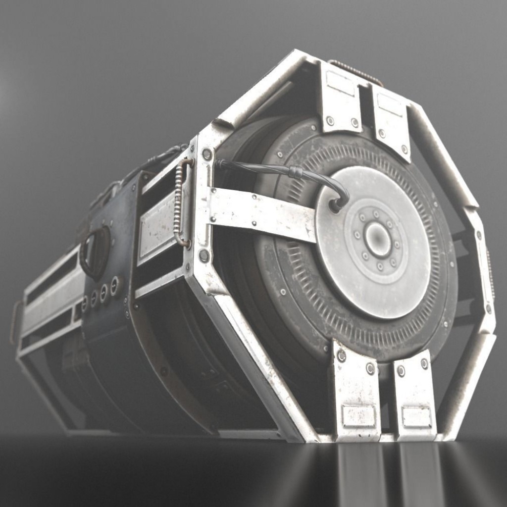 Futuristic Emergency Backup Generator preview image 3